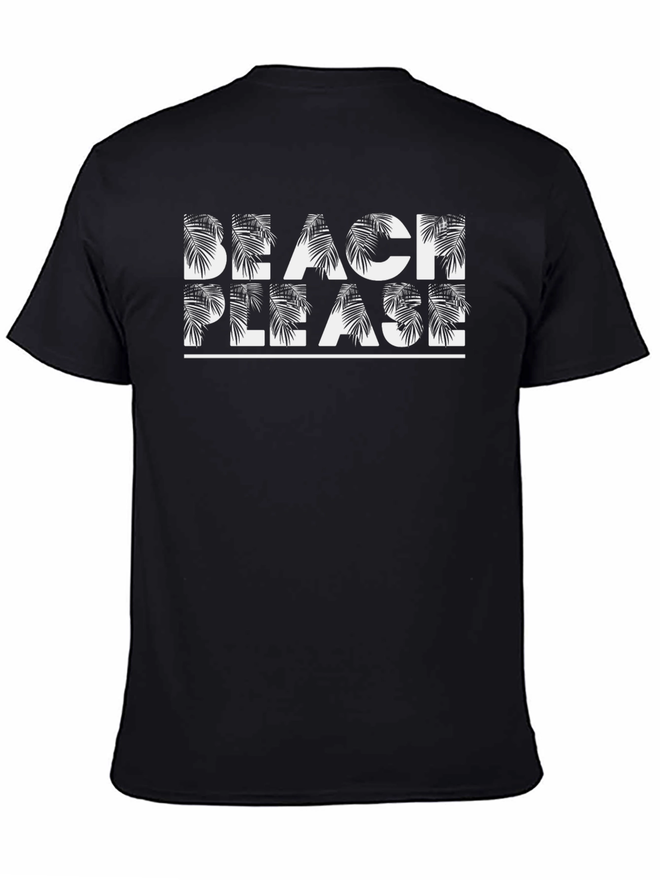 Beach Please Palm Tree T-Shirt - Summer Vibes