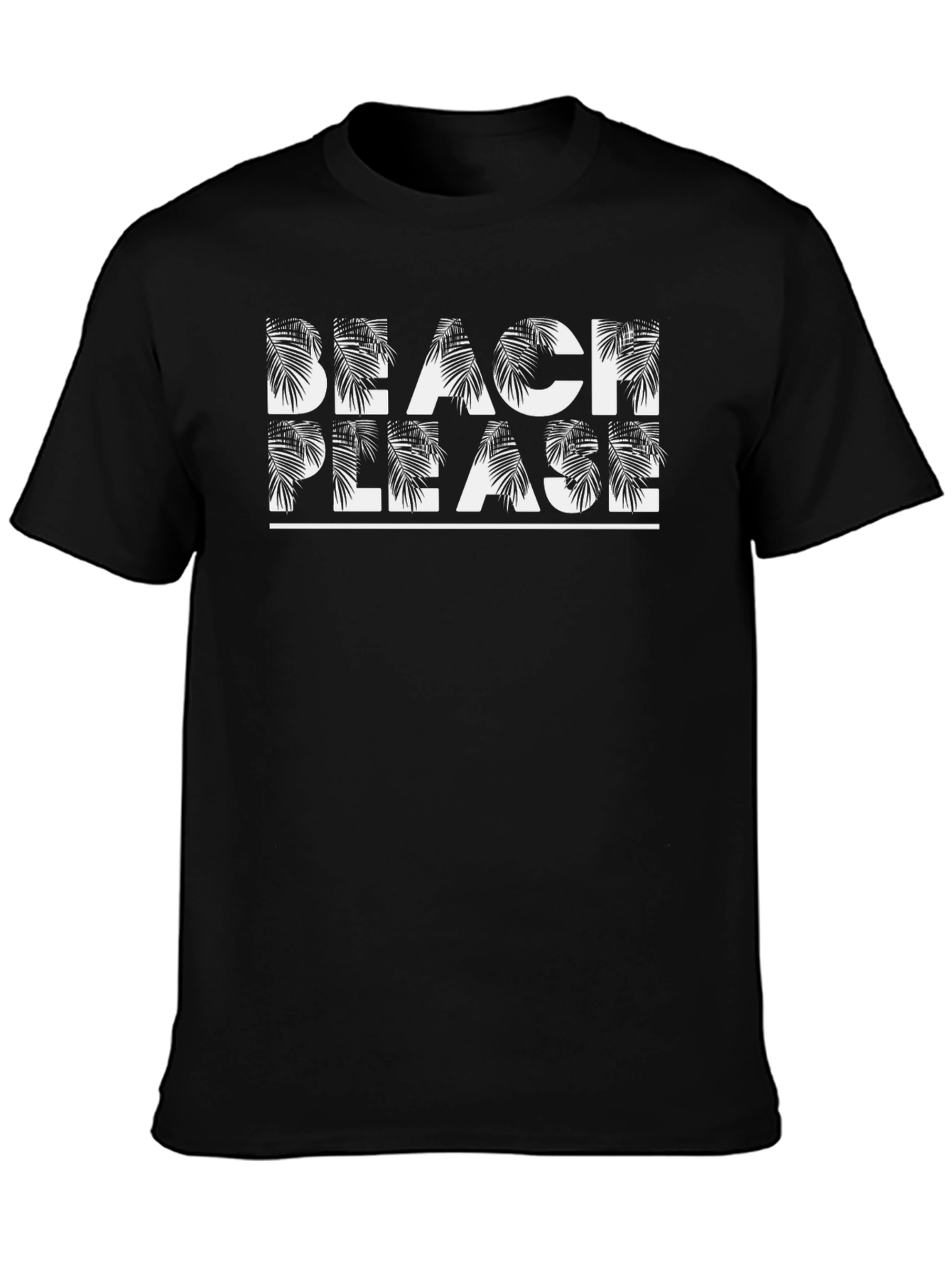 Beach Please Palm Tree T-Shirt - Summer Vibes