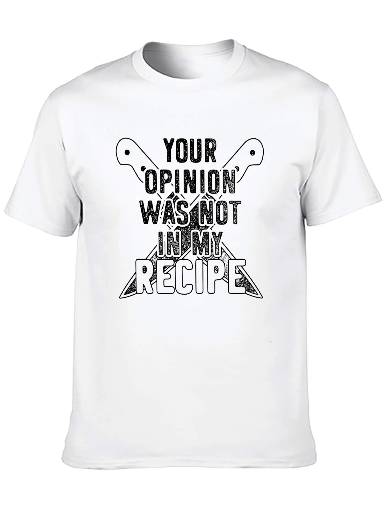Chefs Opinion T-Shirt - Black