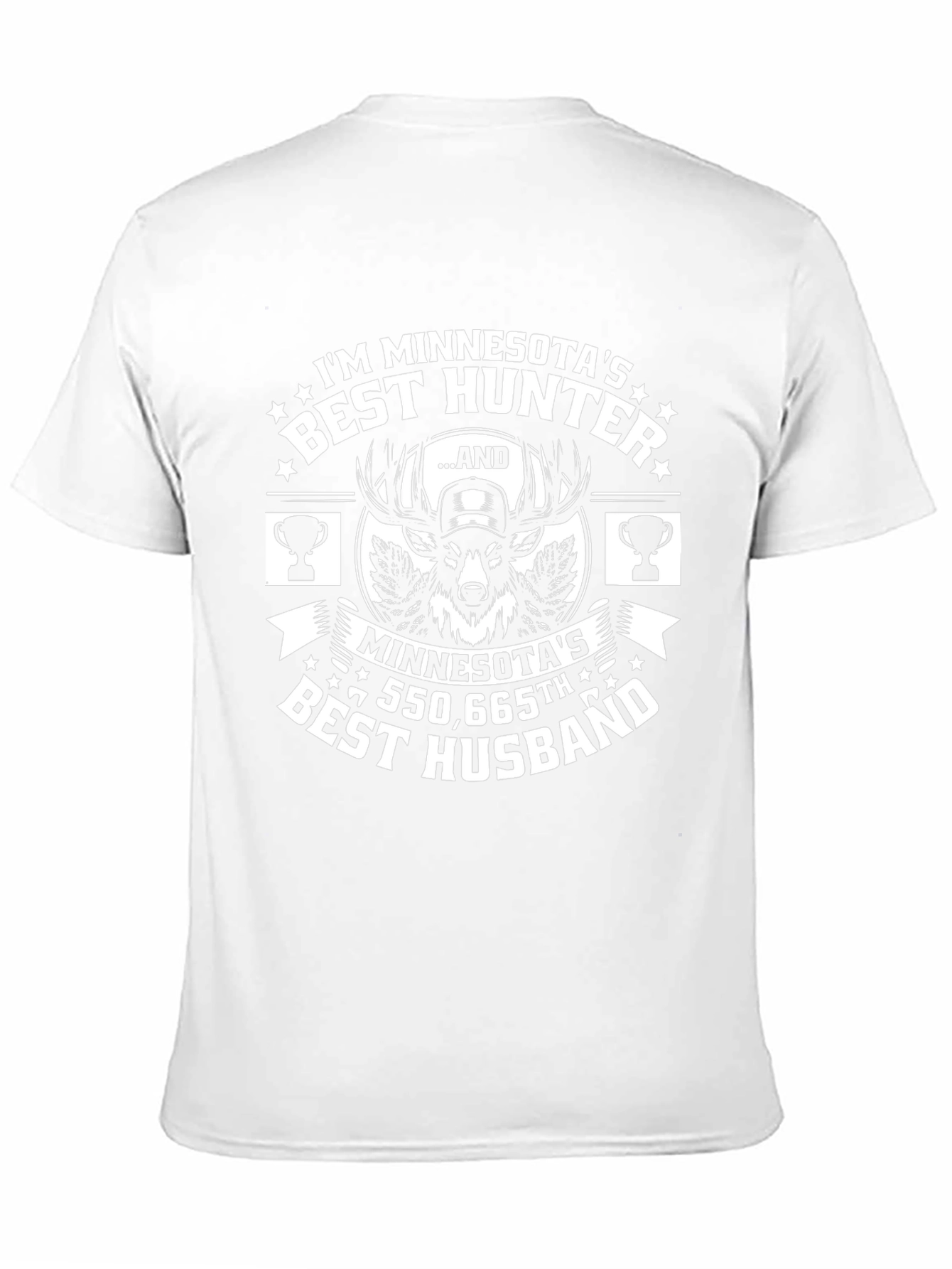 Minnesotas Best Hunter Husband Graphic T-Shirt