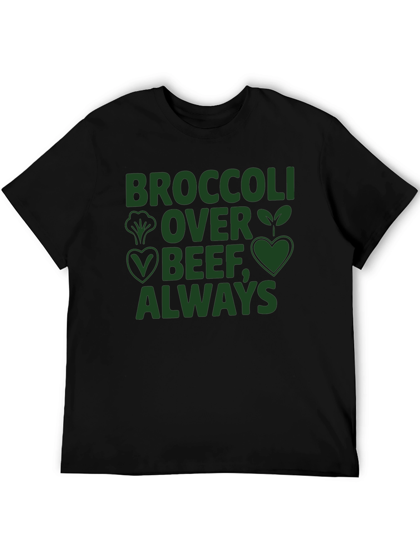 Vegan Broccoli Over Beef Always Graphic Tee