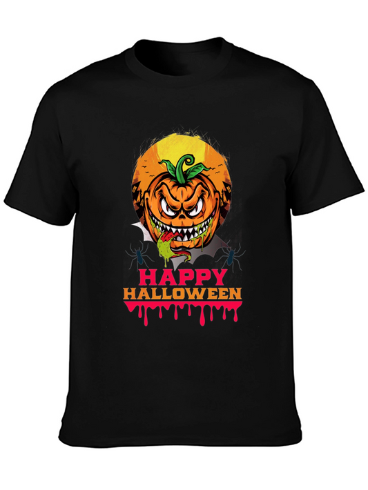 Spooky Halloween Pumpkin Graphic Tee