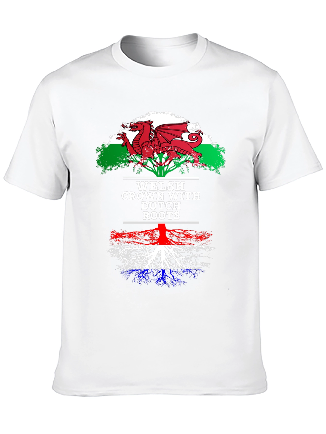 Welsh Grown Dutch Roots Graphic T-Shirt