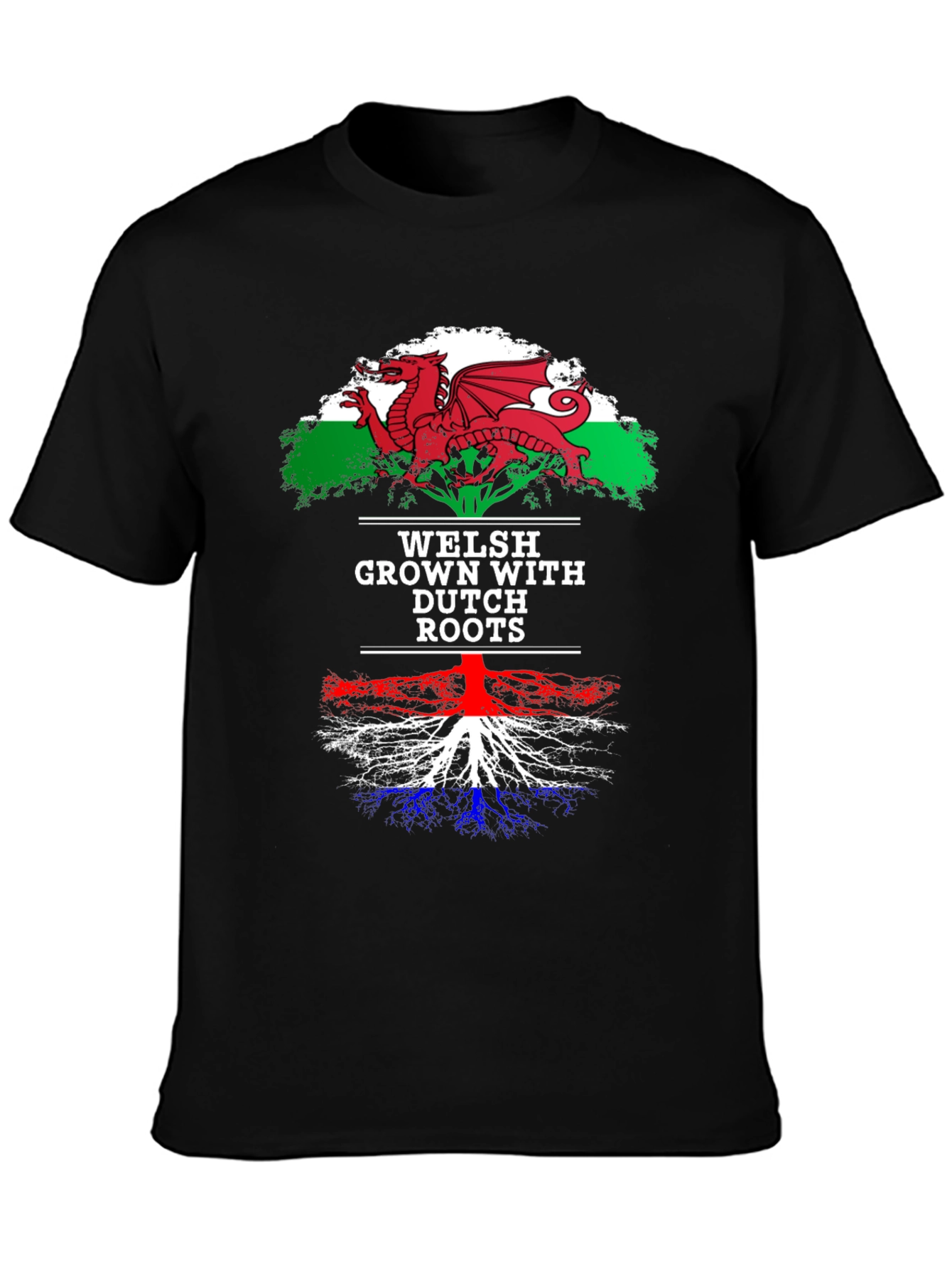Welsh Grown Dutch Roots Graphic T-Shirt