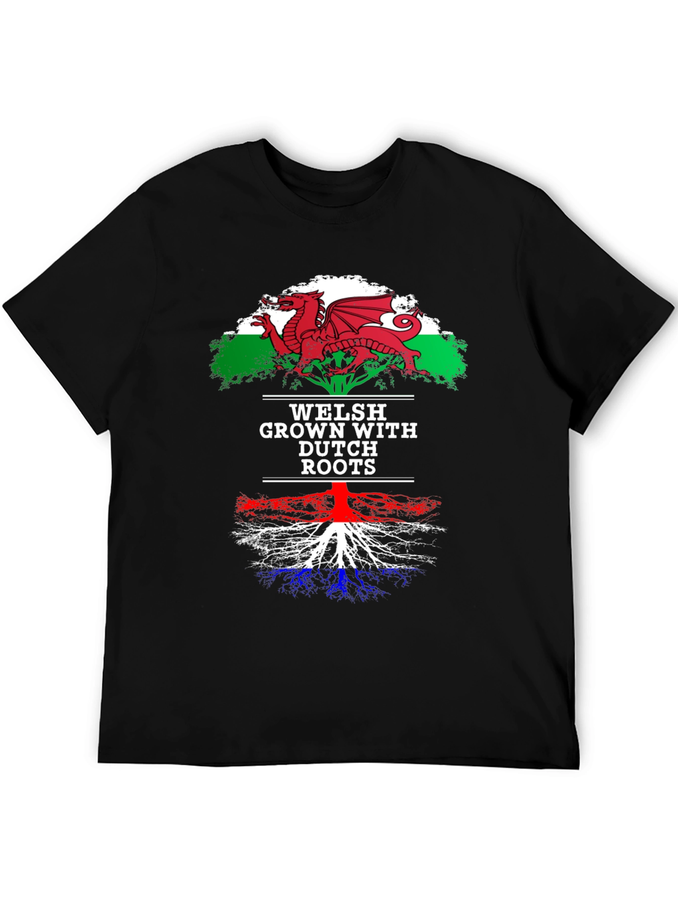 Welsh Grown Dutch Roots Graphic T-Shirt