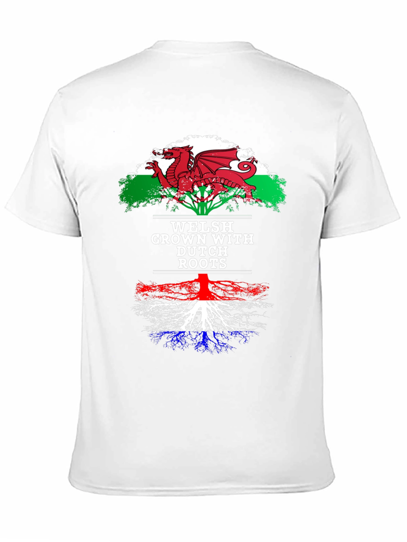 Welsh Grown Dutch Roots Graphic T-Shirt