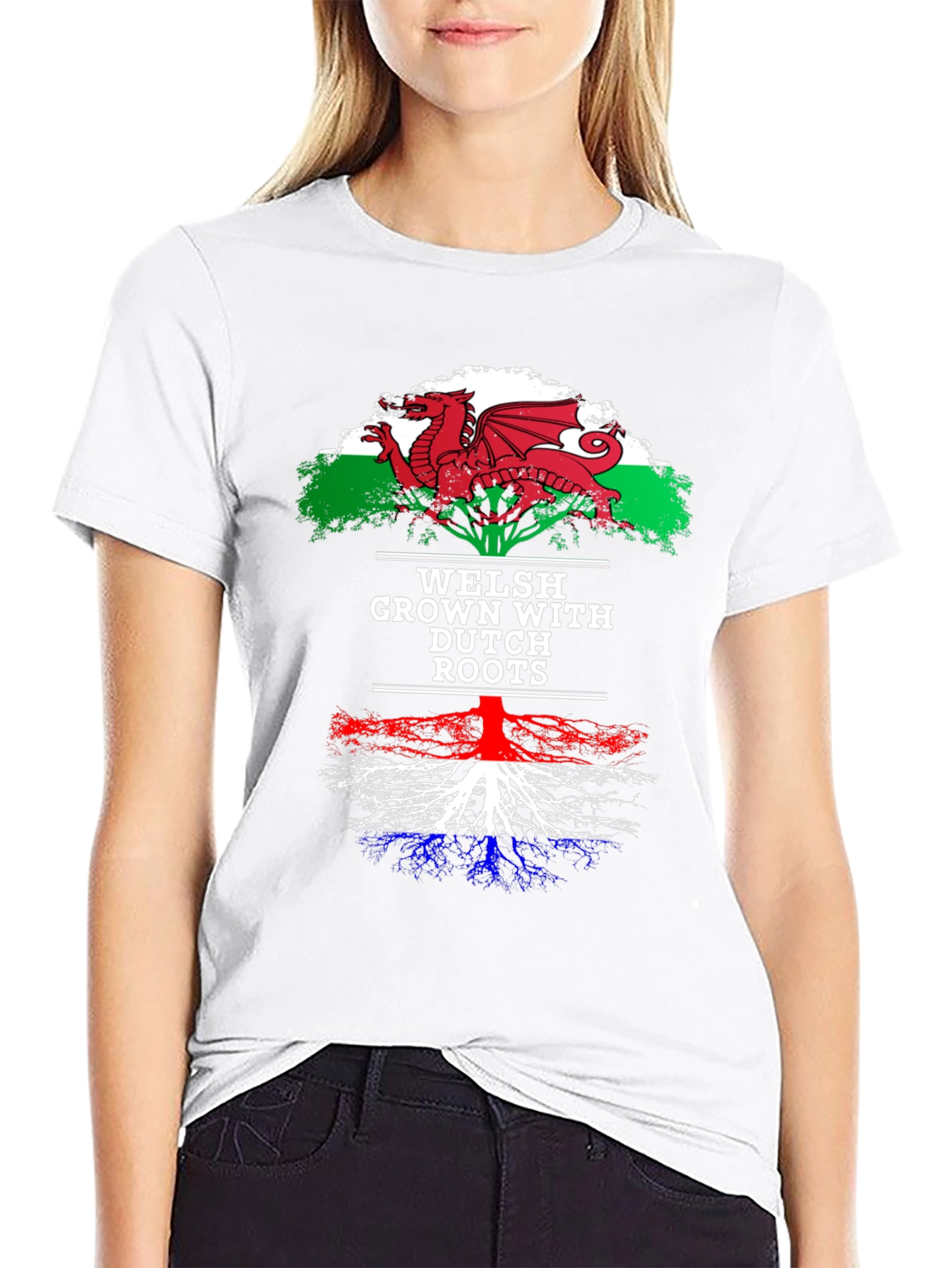 Welsh Grown Dutch Roots Graphic T-Shirt