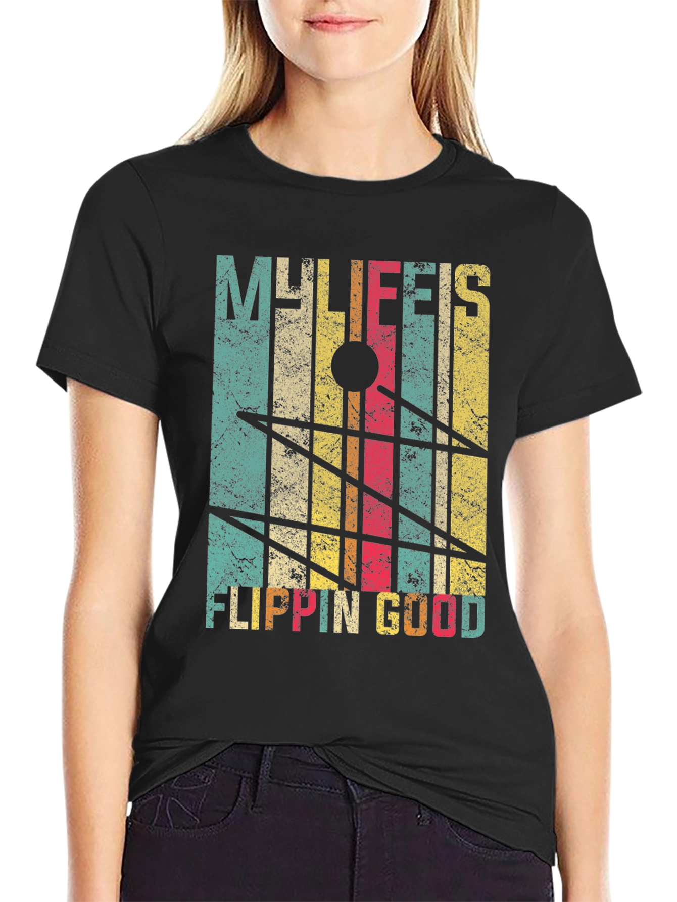 My Life is Flippin Good T-Shirt - Casual Style