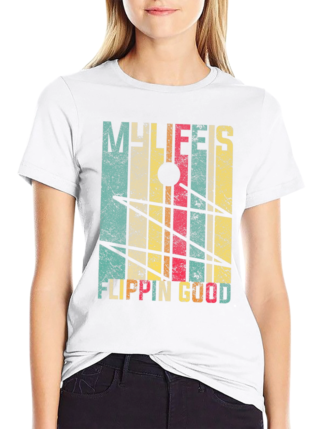 My Life is Flippin Good T-Shirt - Casual Style
