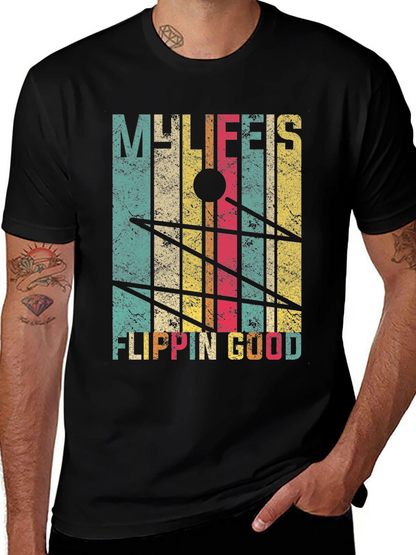 My Life is Flippin Good T-Shirt - Casual Style
