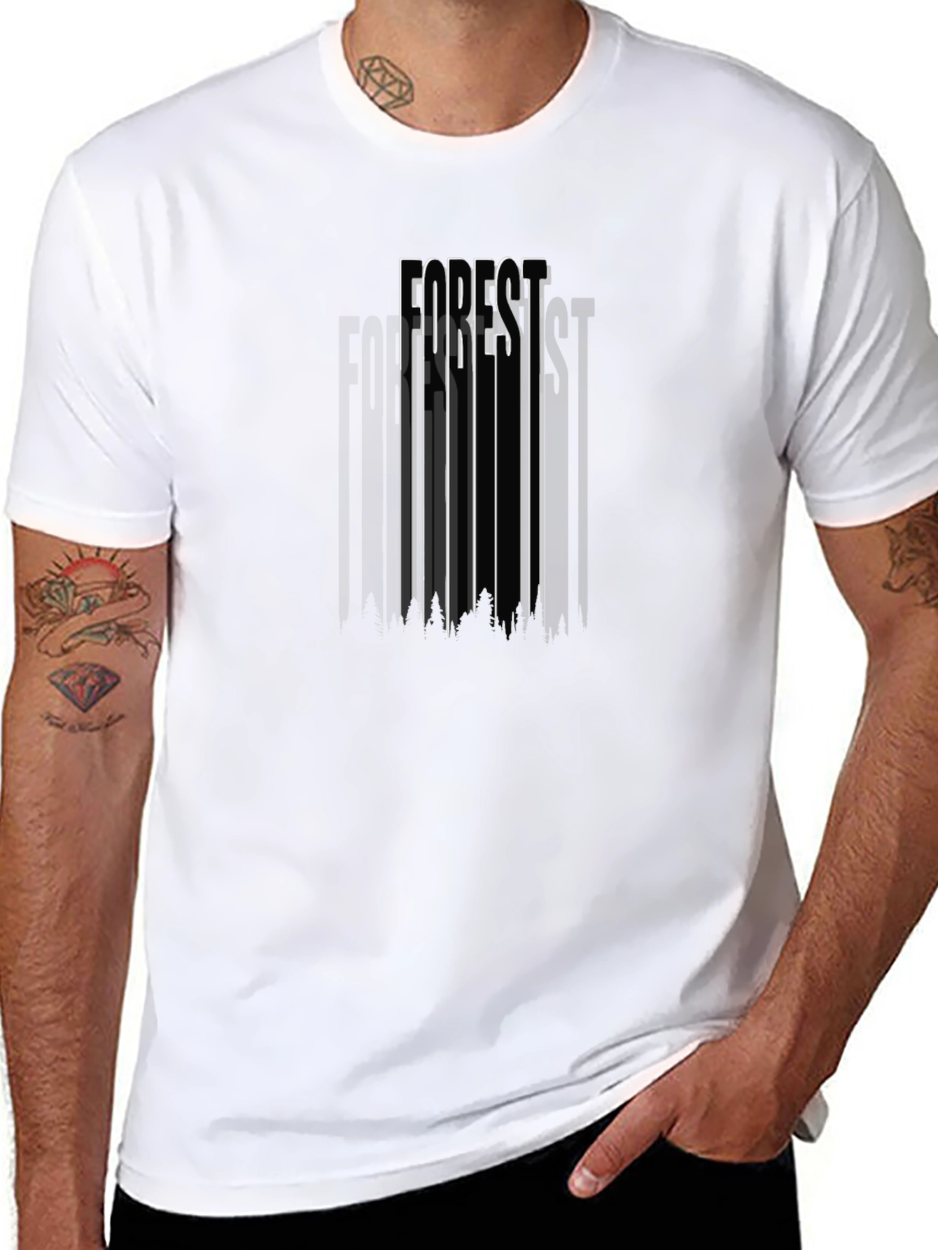 Black Forest Graphic Tee - Urban Style