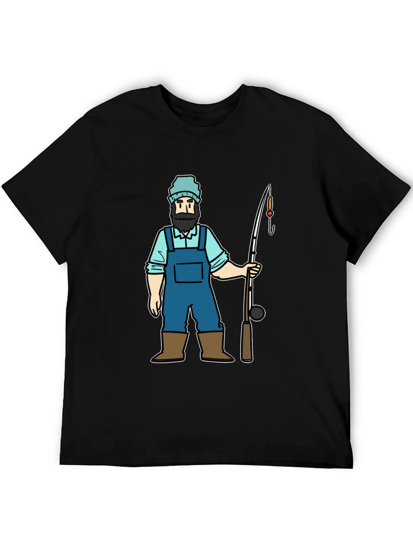 Fishing Cartoon Graphic Tee