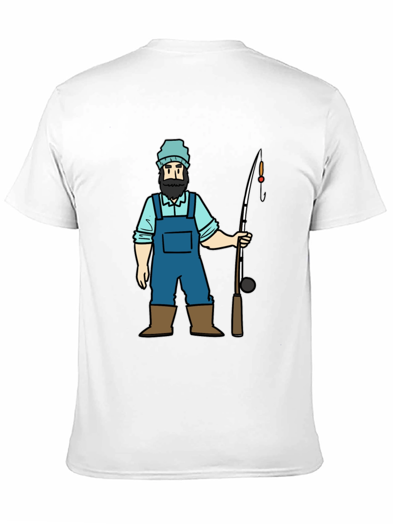 Fishing Cartoon Graphic Tee