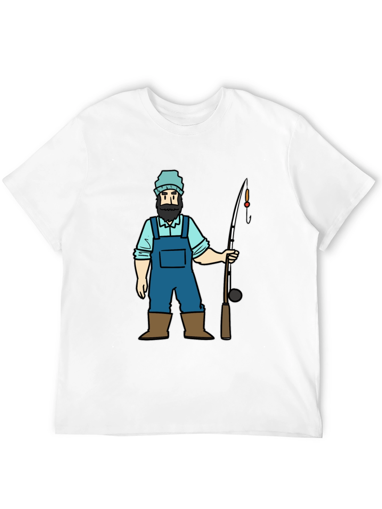 Fishing Cartoon Graphic Tee