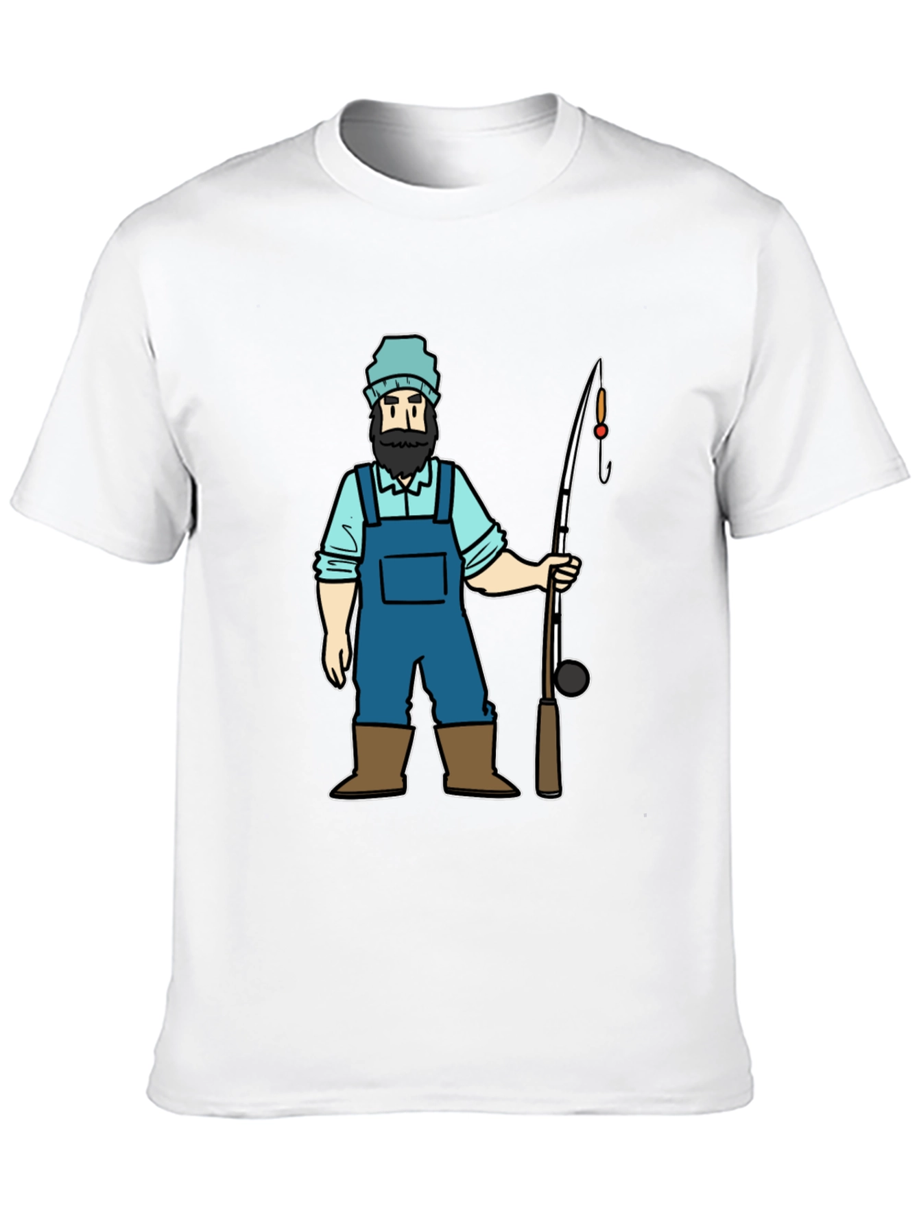 Fishing Cartoon Graphic Tee