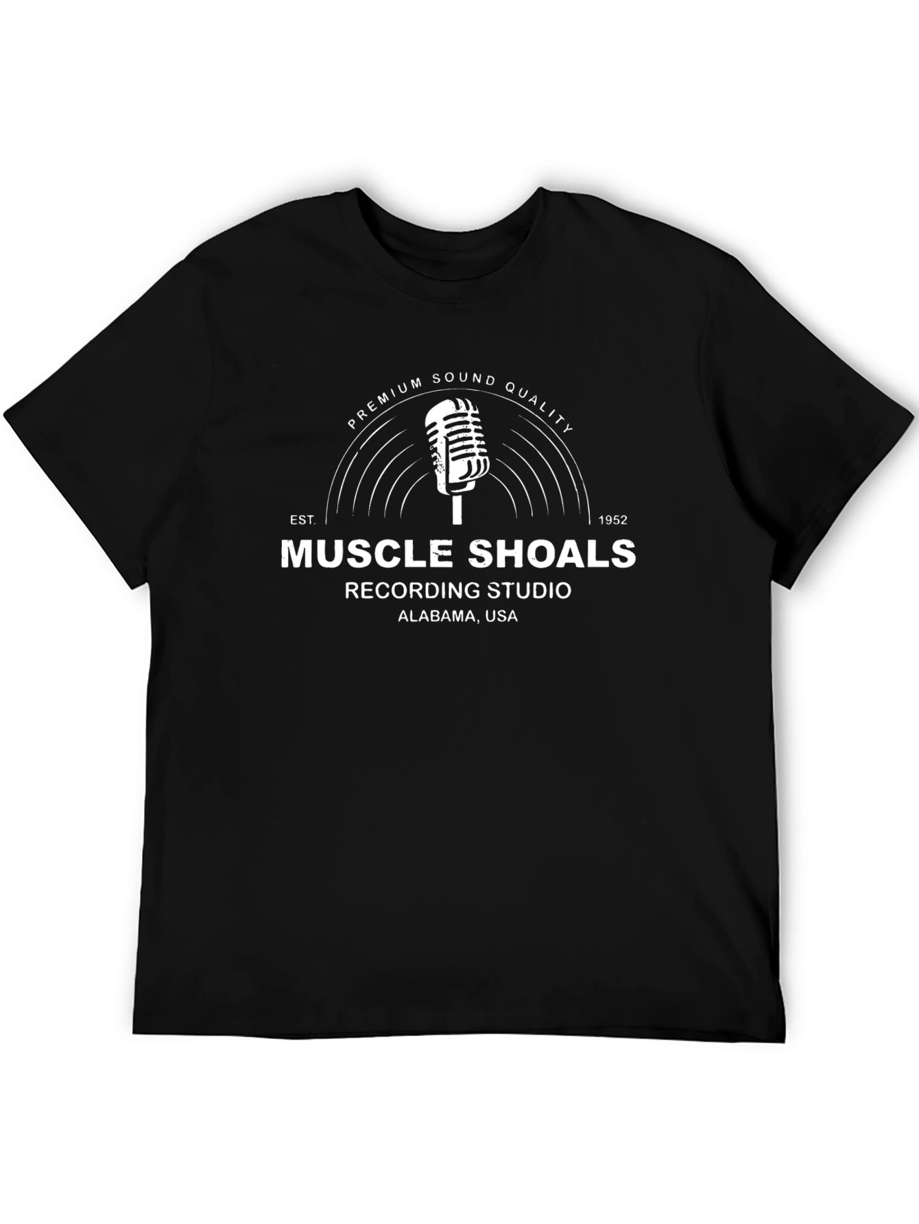 Muscle Shoals Recording Studio Black T-Shirt