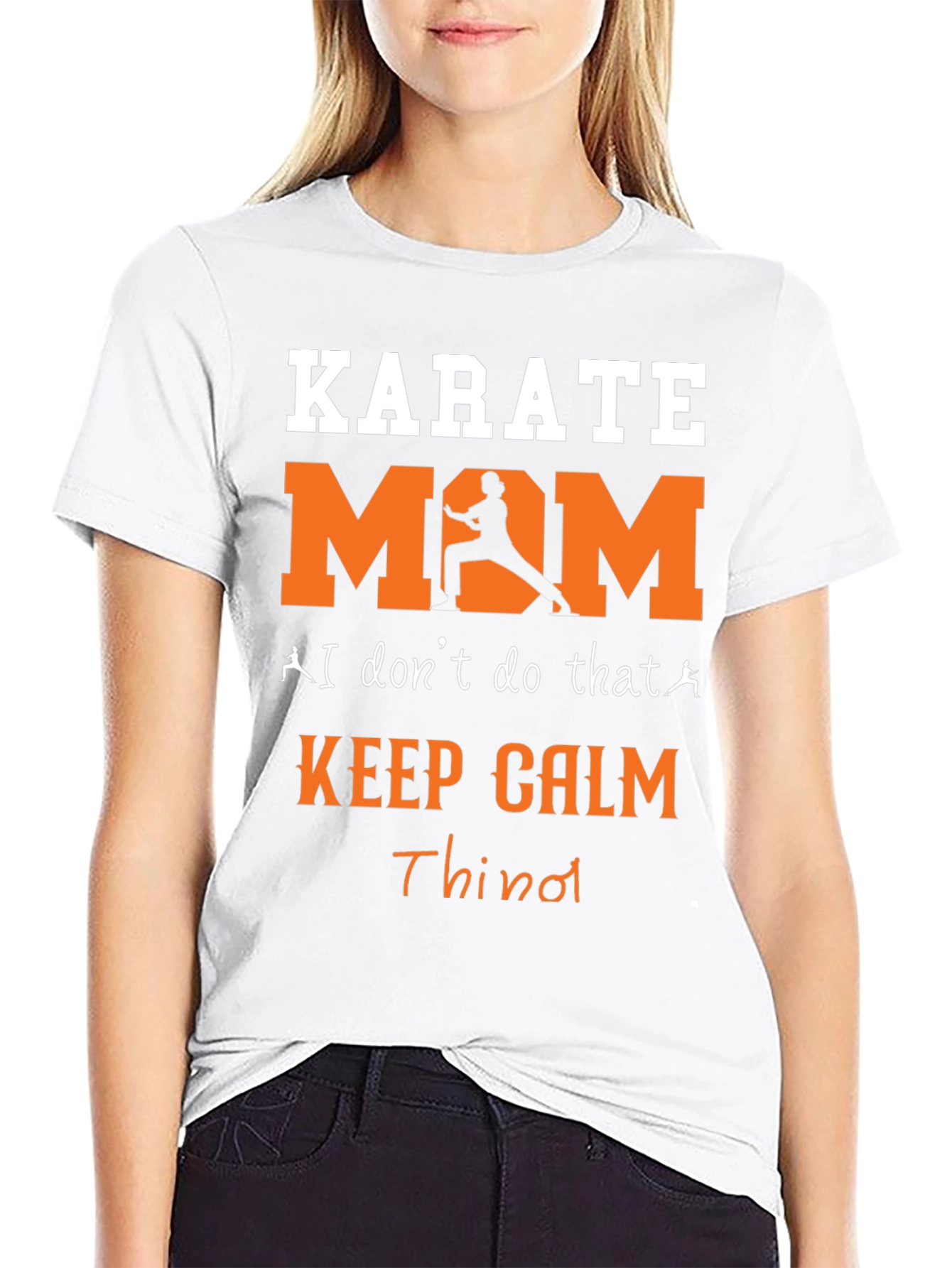 Karate Mom T-Shirt - Keep Calm and Throw