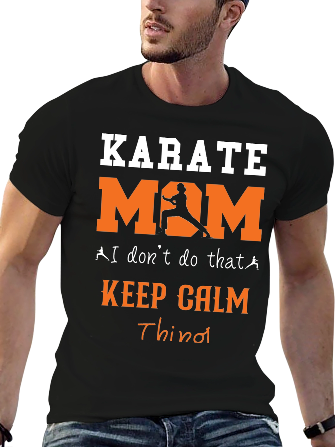 Karate Mom T-Shirt - Keep Calm and Throw
