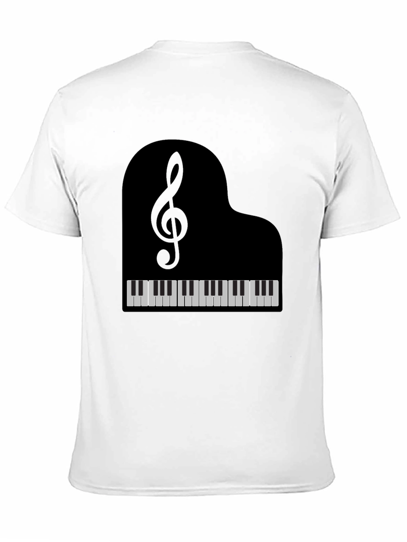 Musical Piano T-Shirt - Classic Design