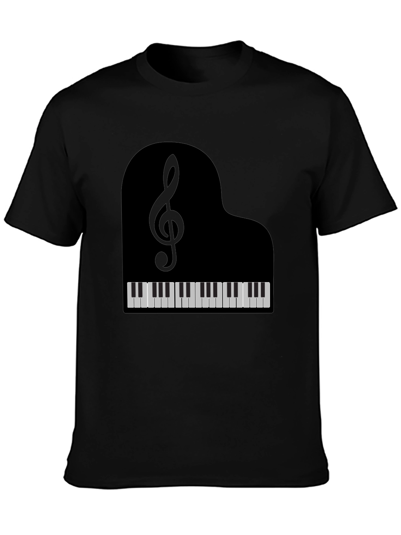 Musical Piano T-Shirt - Classic Design