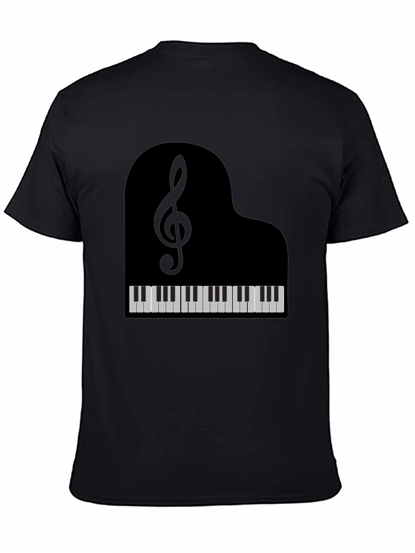 Musical Piano T-Shirt - Classic Design