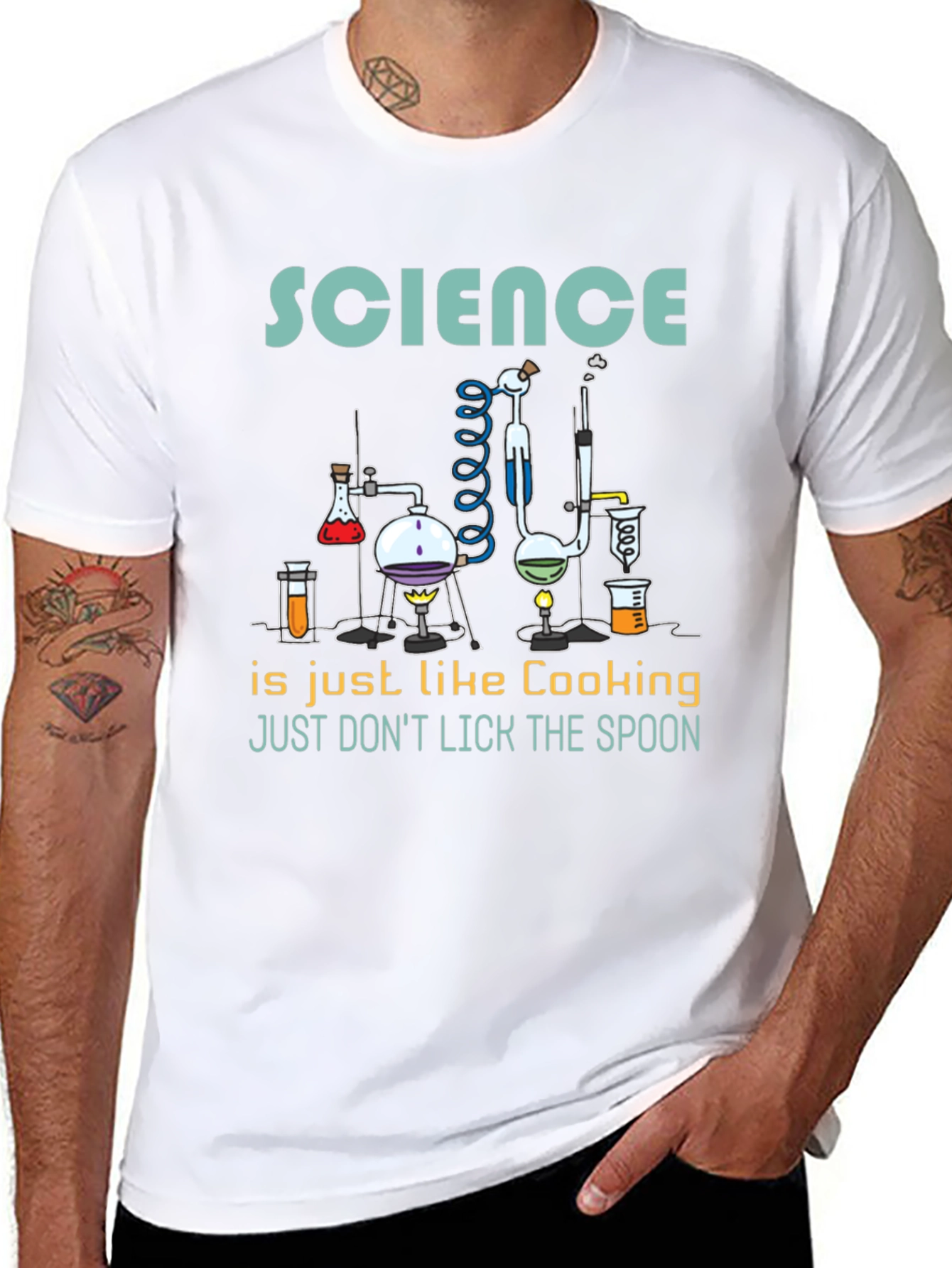 Science Cooking T-Shirt Funny Chemistry Tee