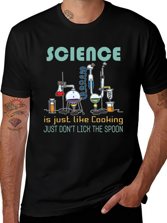 Science Cooking T-Shirt Funny Chemistry Tee