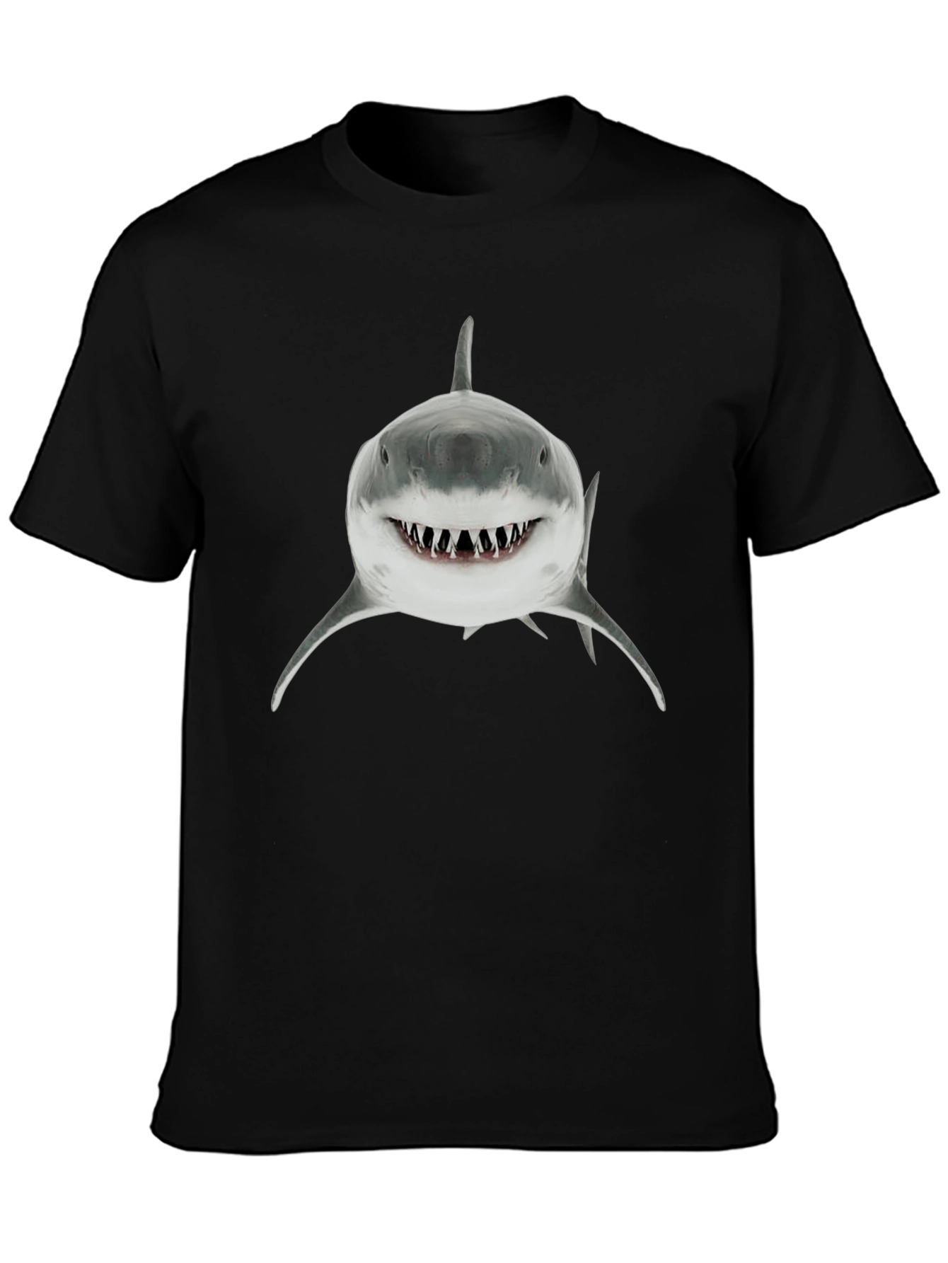 Shark Graphic Tee - Bold Black T-Shirt