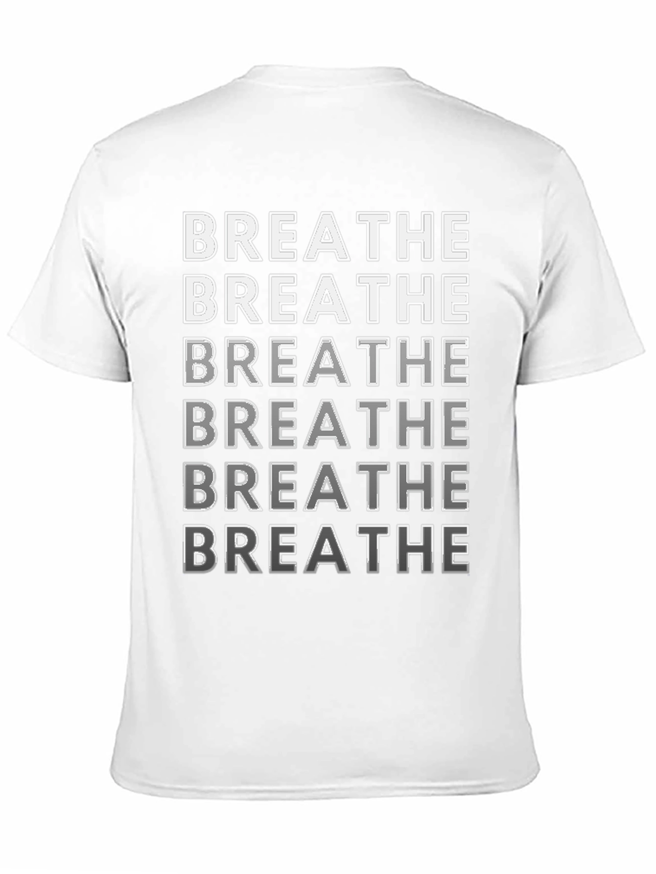 Breathe Graphic Tee - Relaxed Fit Cotton T-Shirt