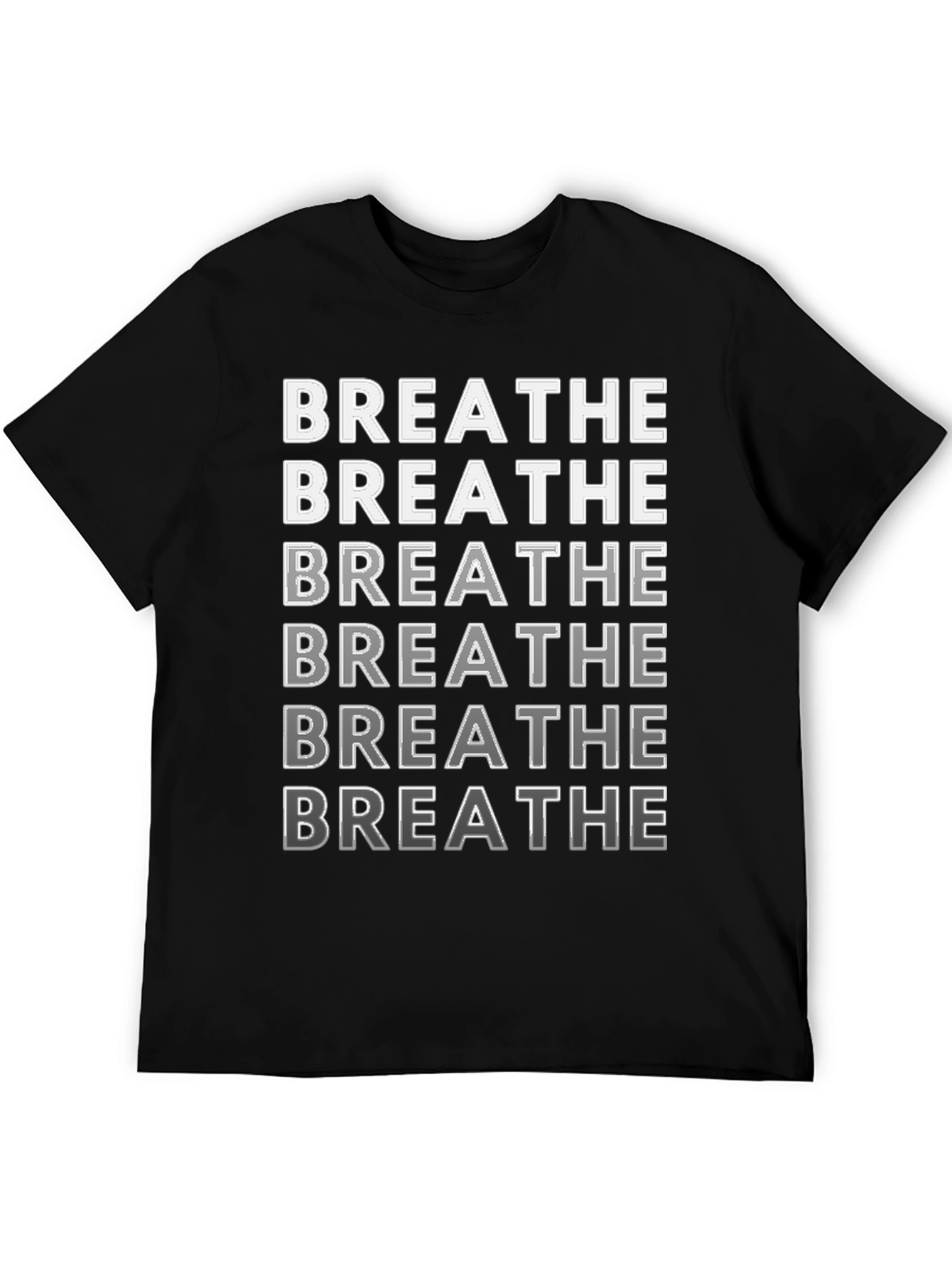 Breathe Graphic Tee - Relaxed Fit Cotton T-Shirt