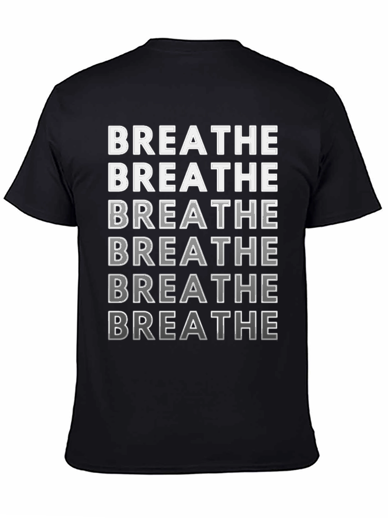 Breathe Graphic Tee - Relaxed Fit Cotton T-Shirt