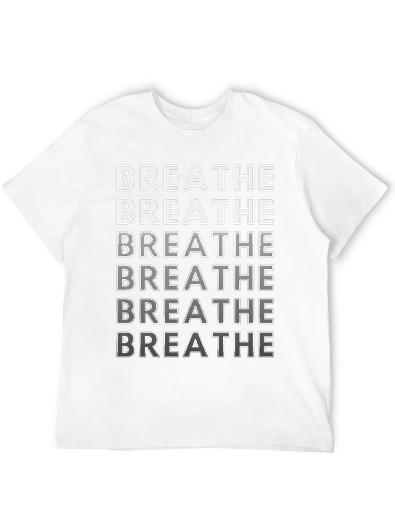 Breathe Graphic Tee - Relaxed Fit Cotton T-Shirt