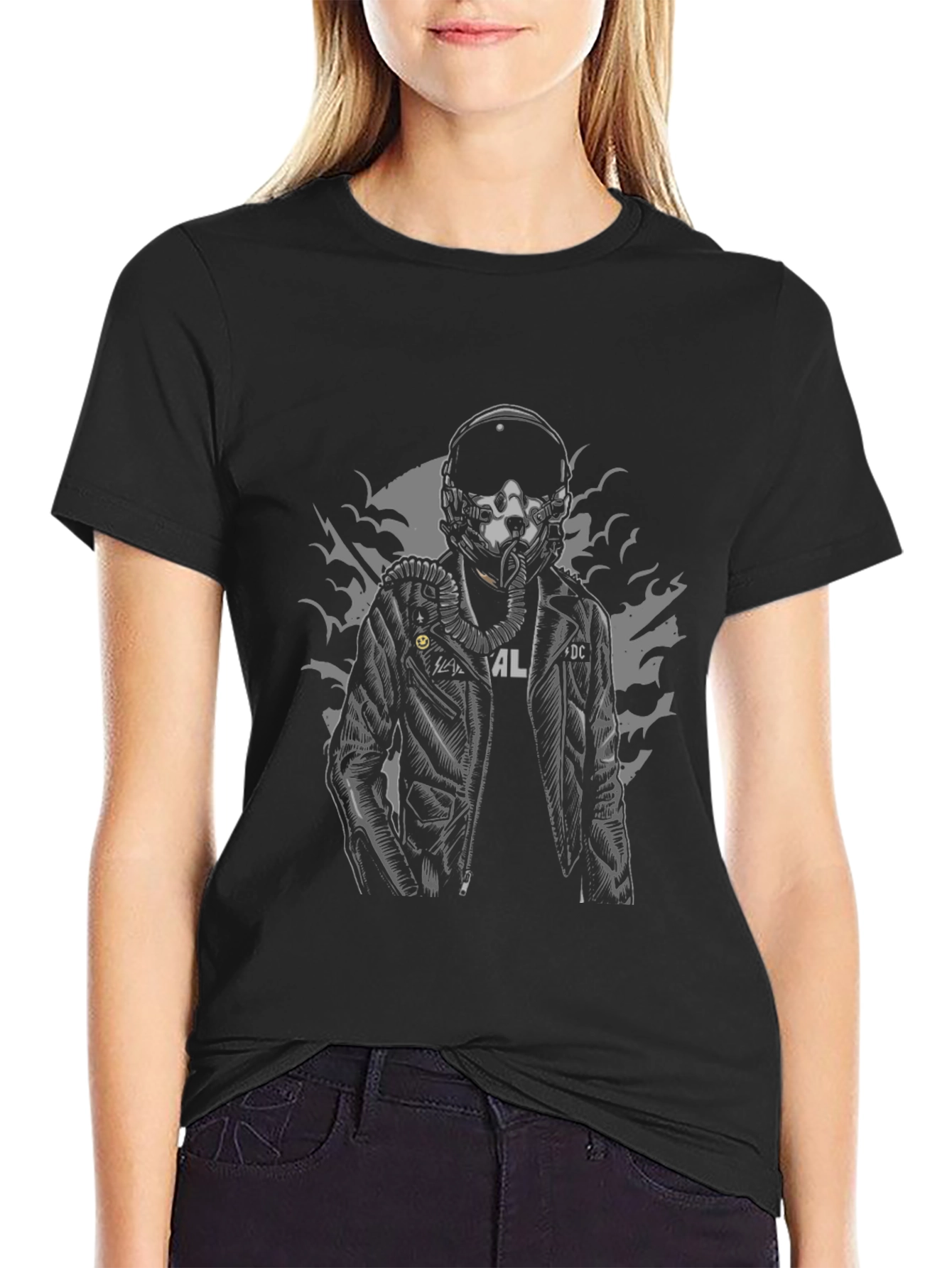 Pilot Graphic Black T-Shirt