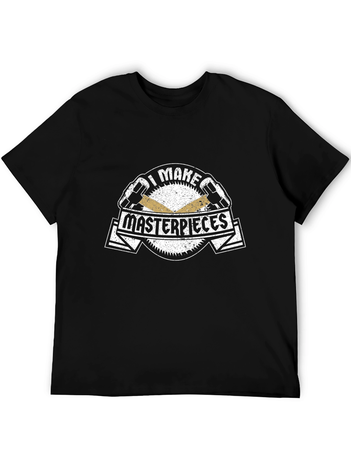I Make Masterpieces Black T-Shirt
