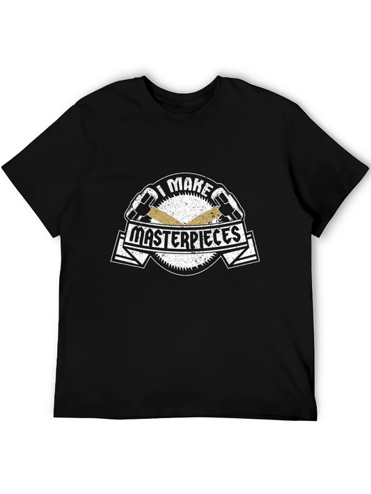 I Make Masterpieces Black T-Shirt