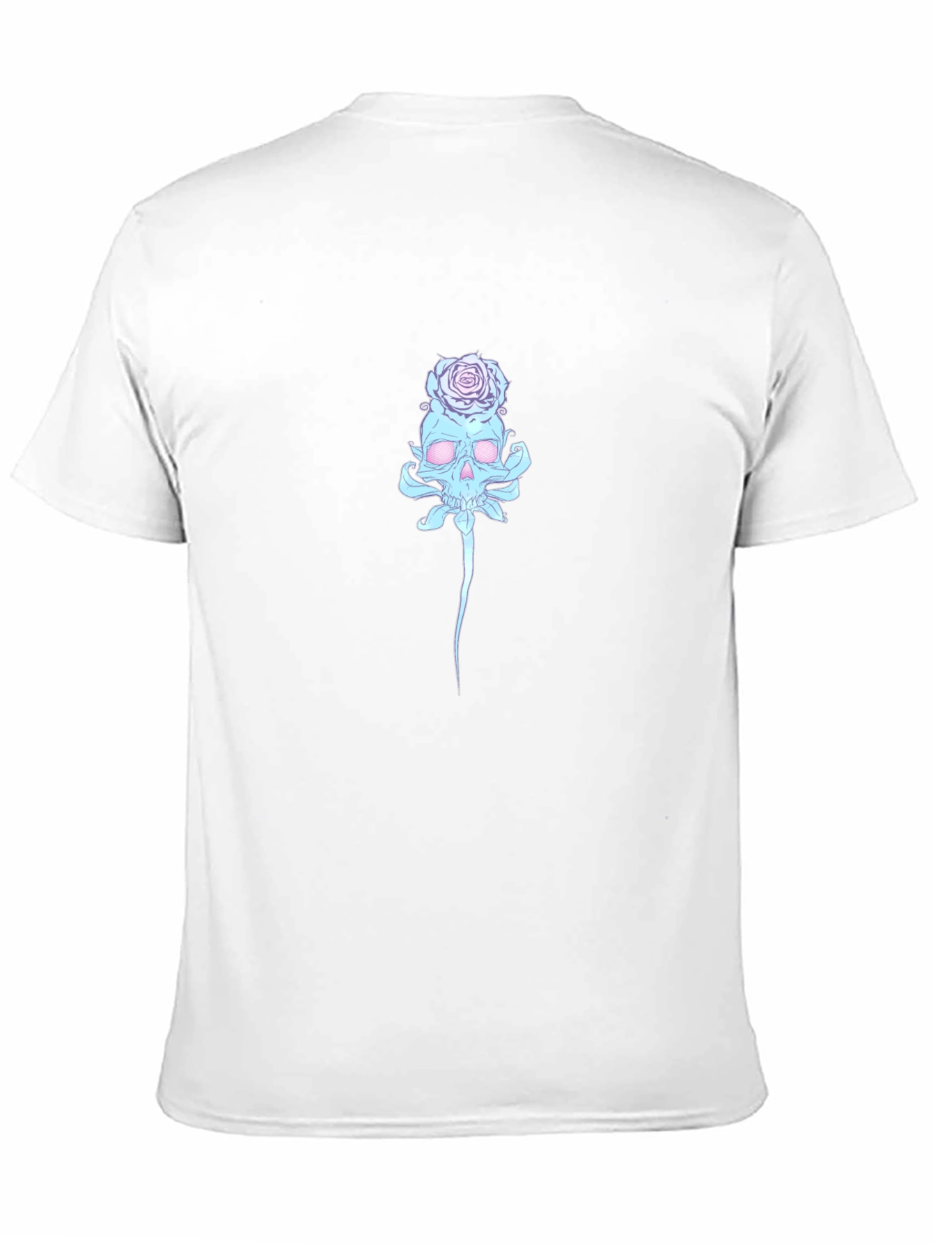 Skull & Rose Graphic T-Shirt - Black