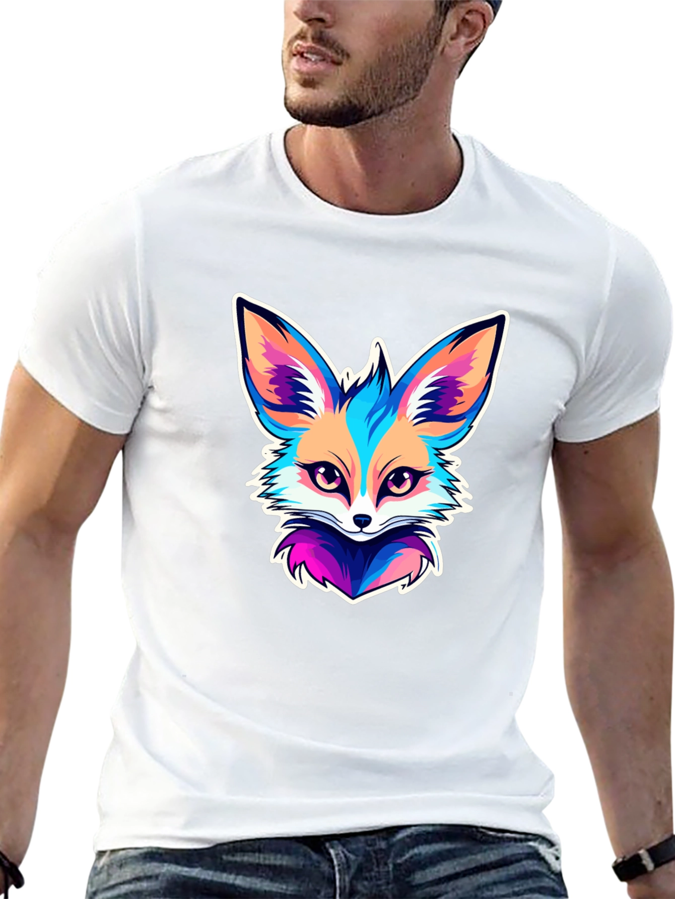 Vivid Fox Graphic T-Shirt - Stylish & Unique