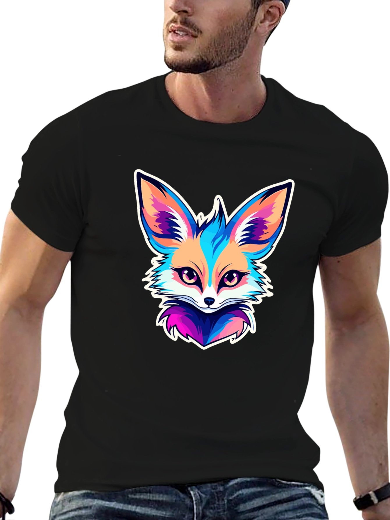 Vivid Fox Graphic T-Shirt - Stylish & Unique