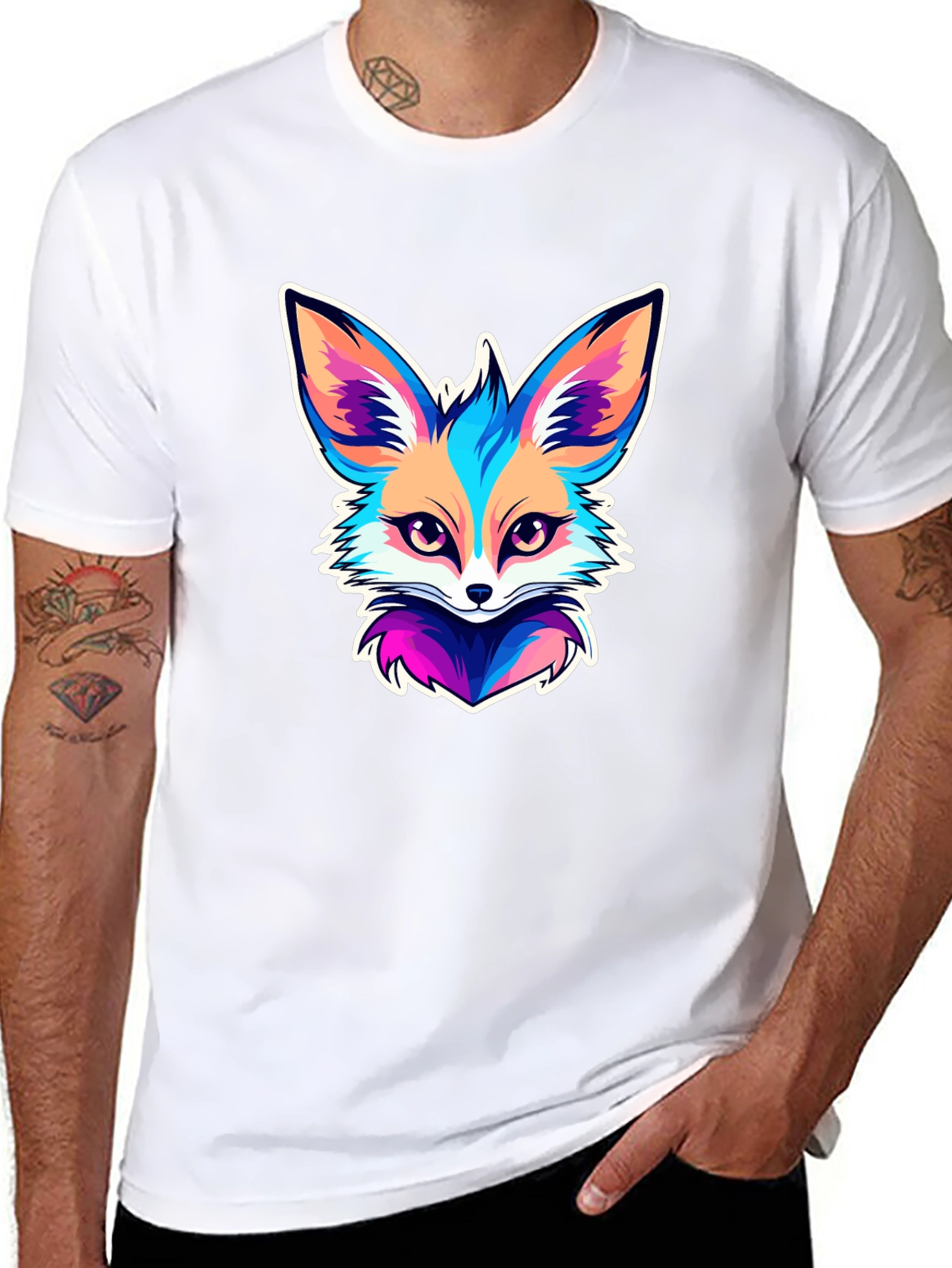 Vivid Fox Graphic T-Shirt - Stylish & Unique
