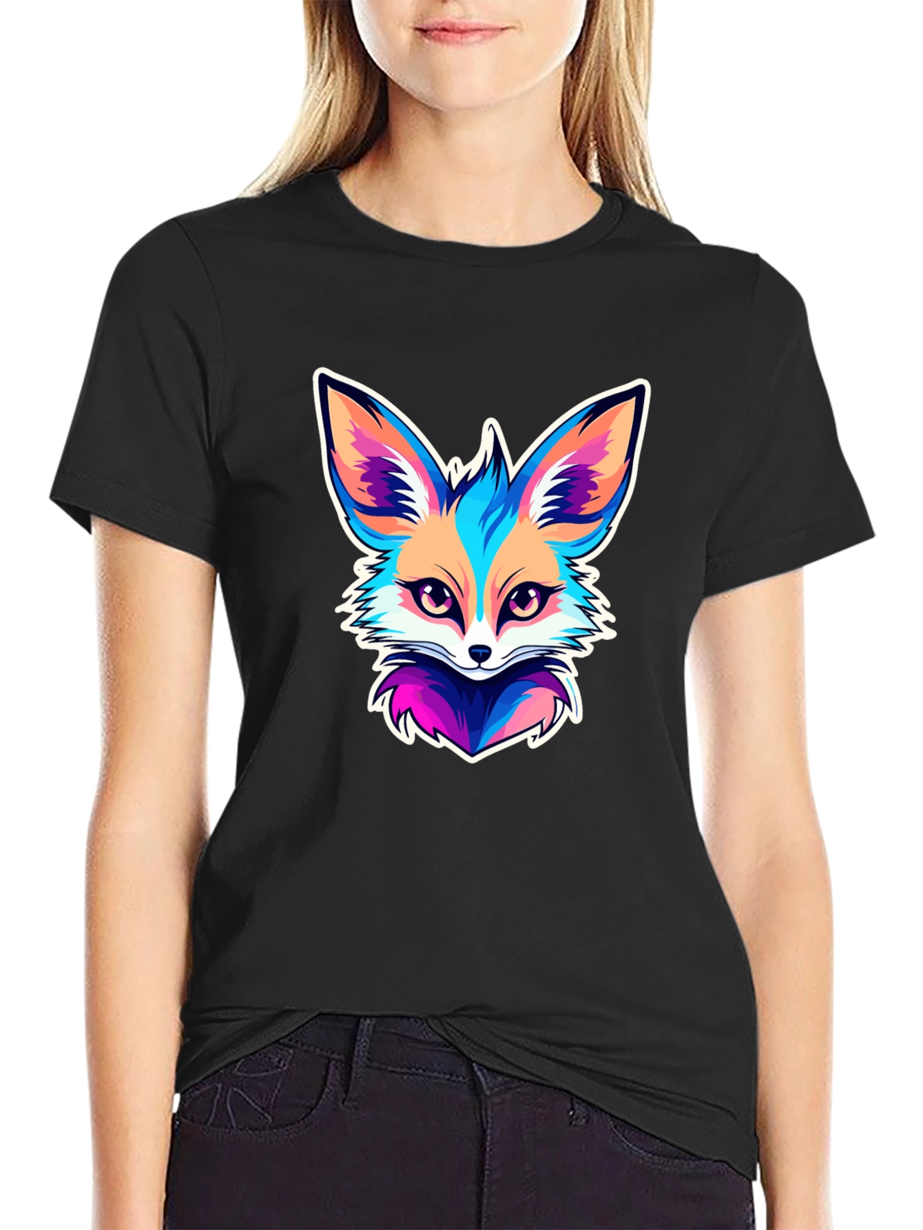 Vivid Fox Graphic T-Shirt - Stylish & Unique