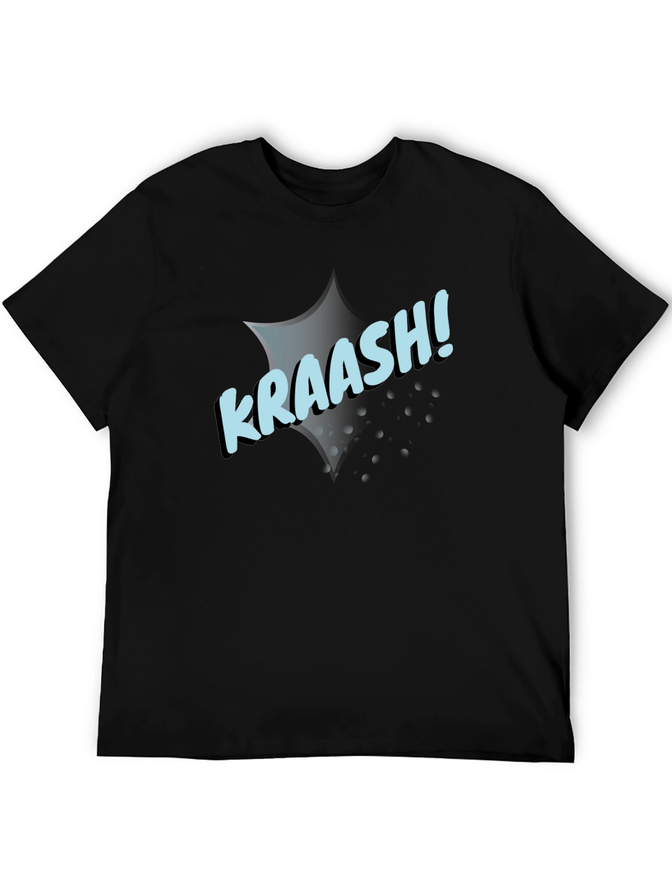 KRAAASH! Graphic Print Black T-Shirt