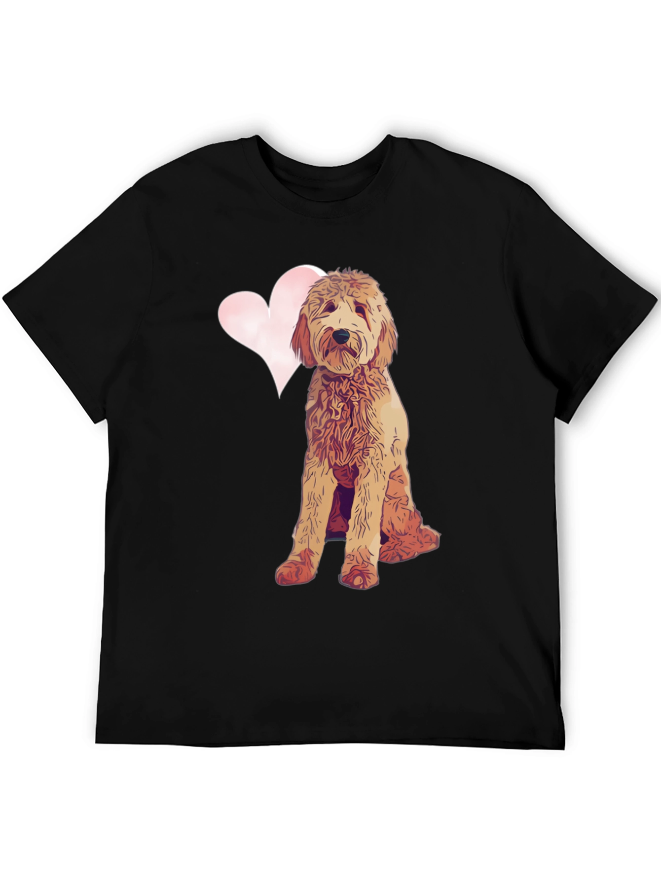 Dog Lover T-Shirt - Doodle with Heart