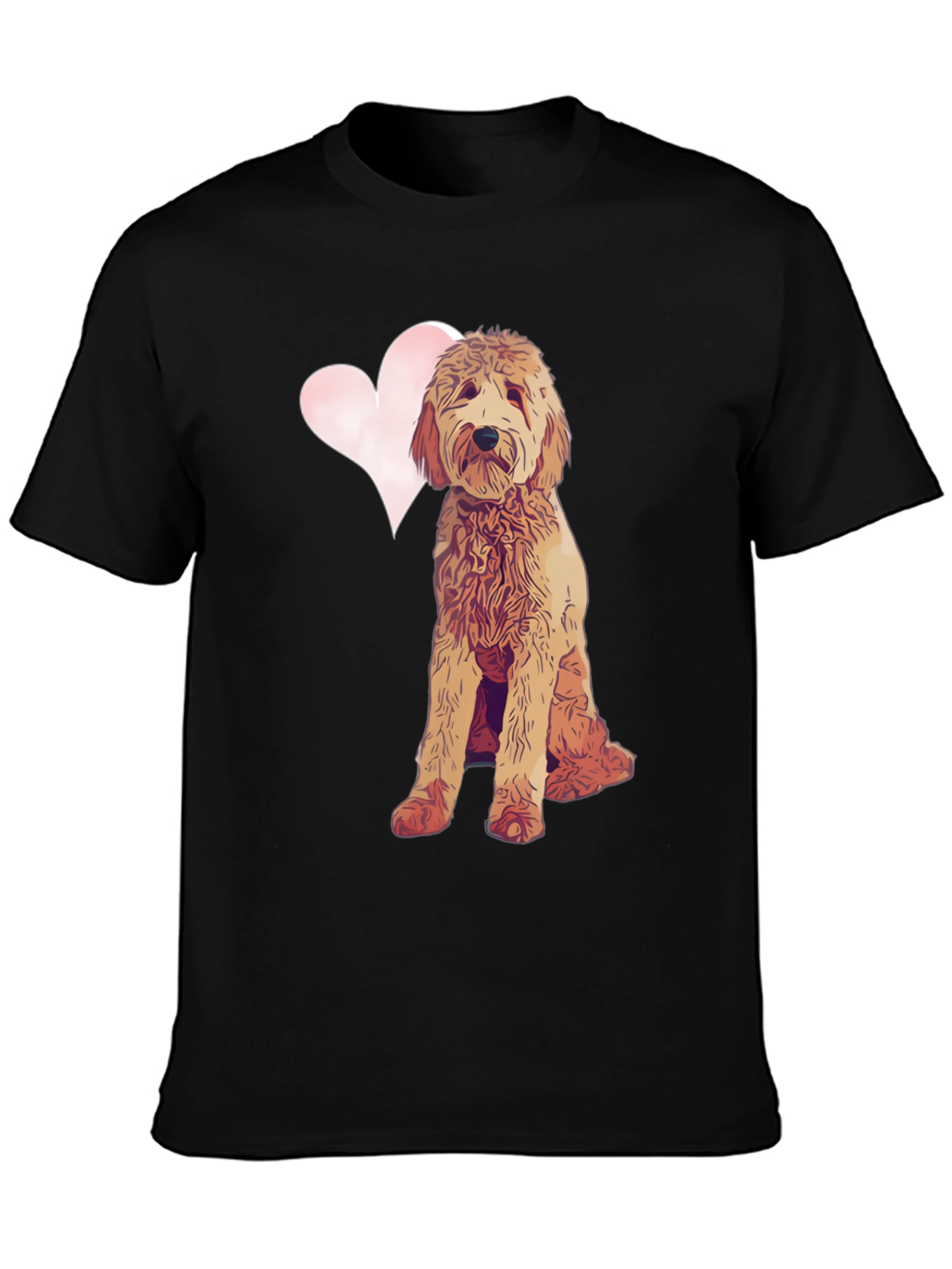 Dog Lover T-Shirt - Doodle with Heart