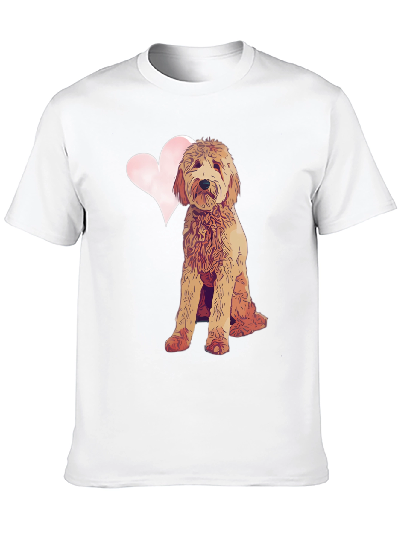 Dog Lover T-Shirt - Doodle with Heart