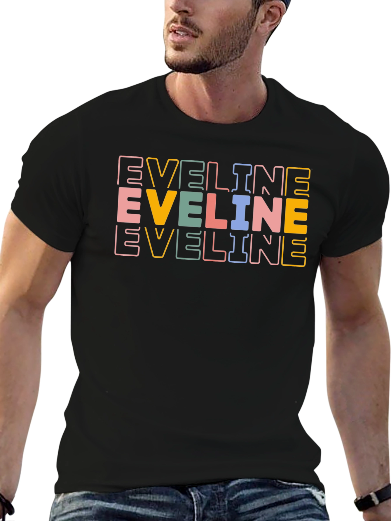 Eveline Retro Name T-Shirt