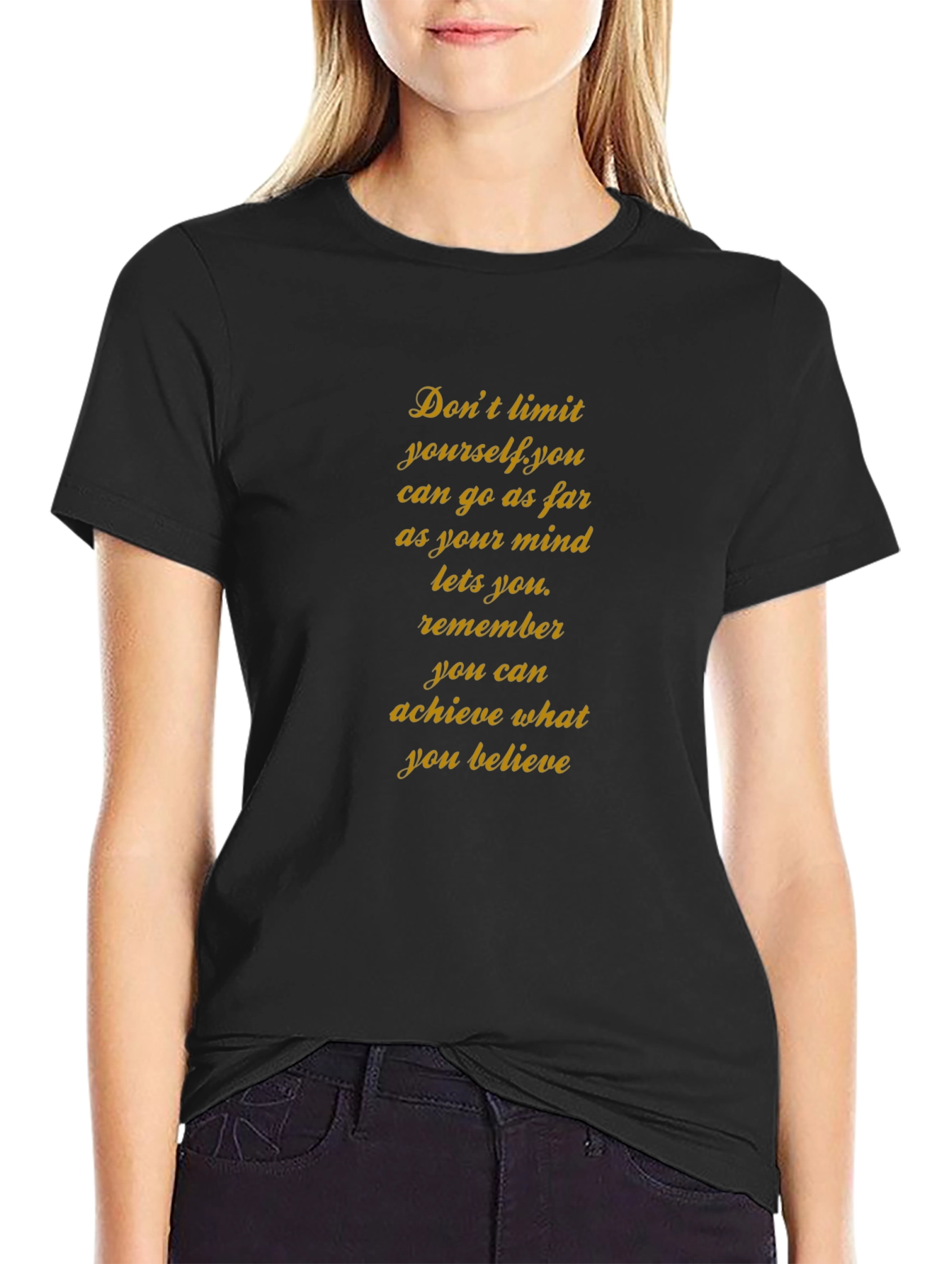 Inspirational T-Shirt: Dont Limit Yourself