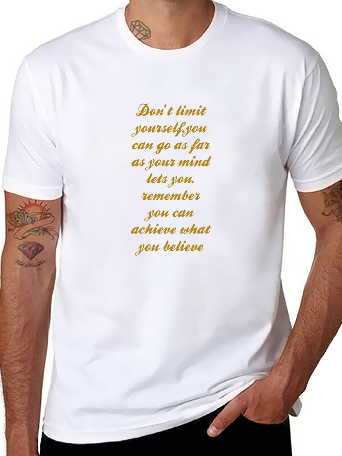 Inspirational T-Shirt: Dont Limit Yourself