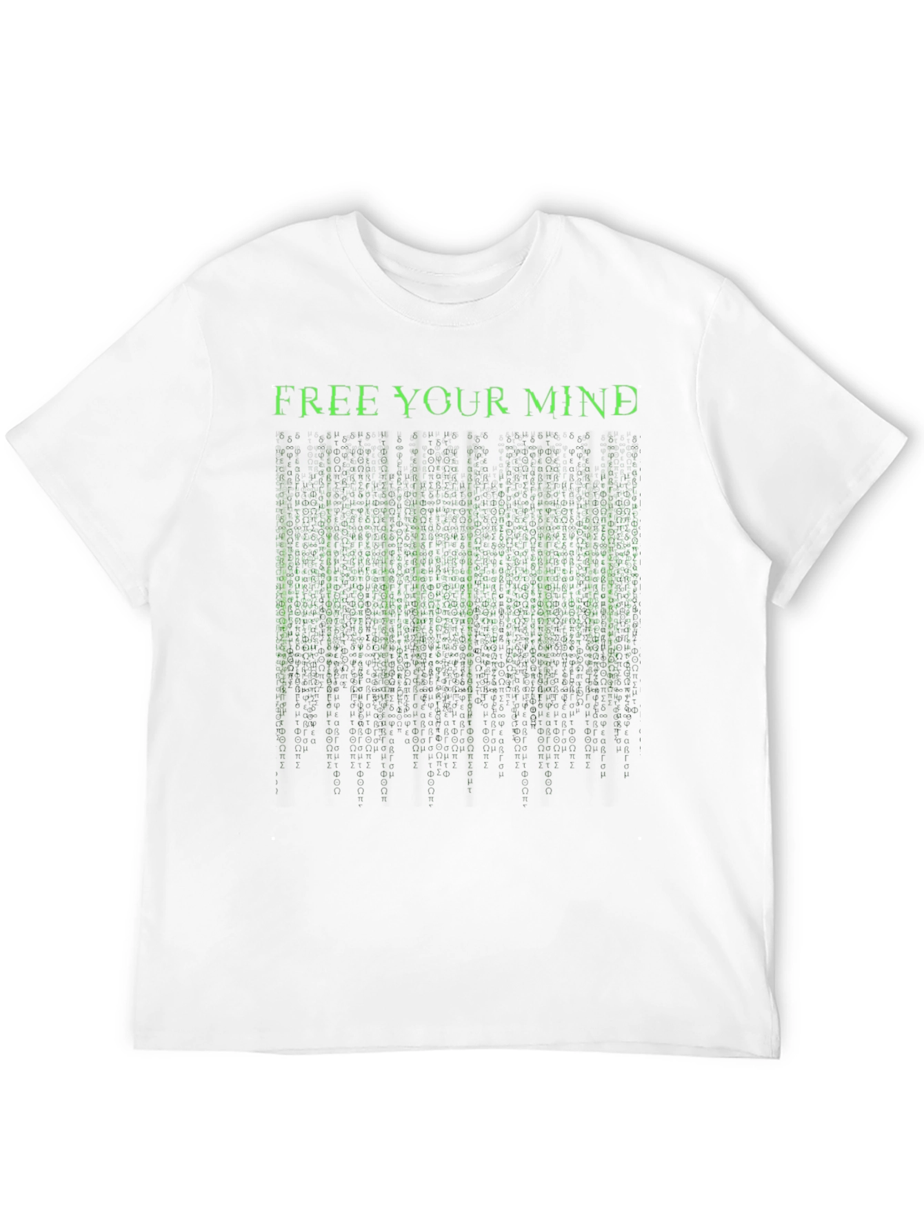Free Your Mind Matrix Style Graphic T-Shirt