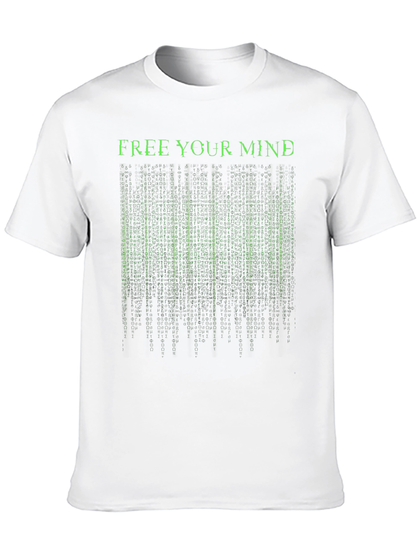 Free Your Mind Matrix Style Graphic T-Shirt