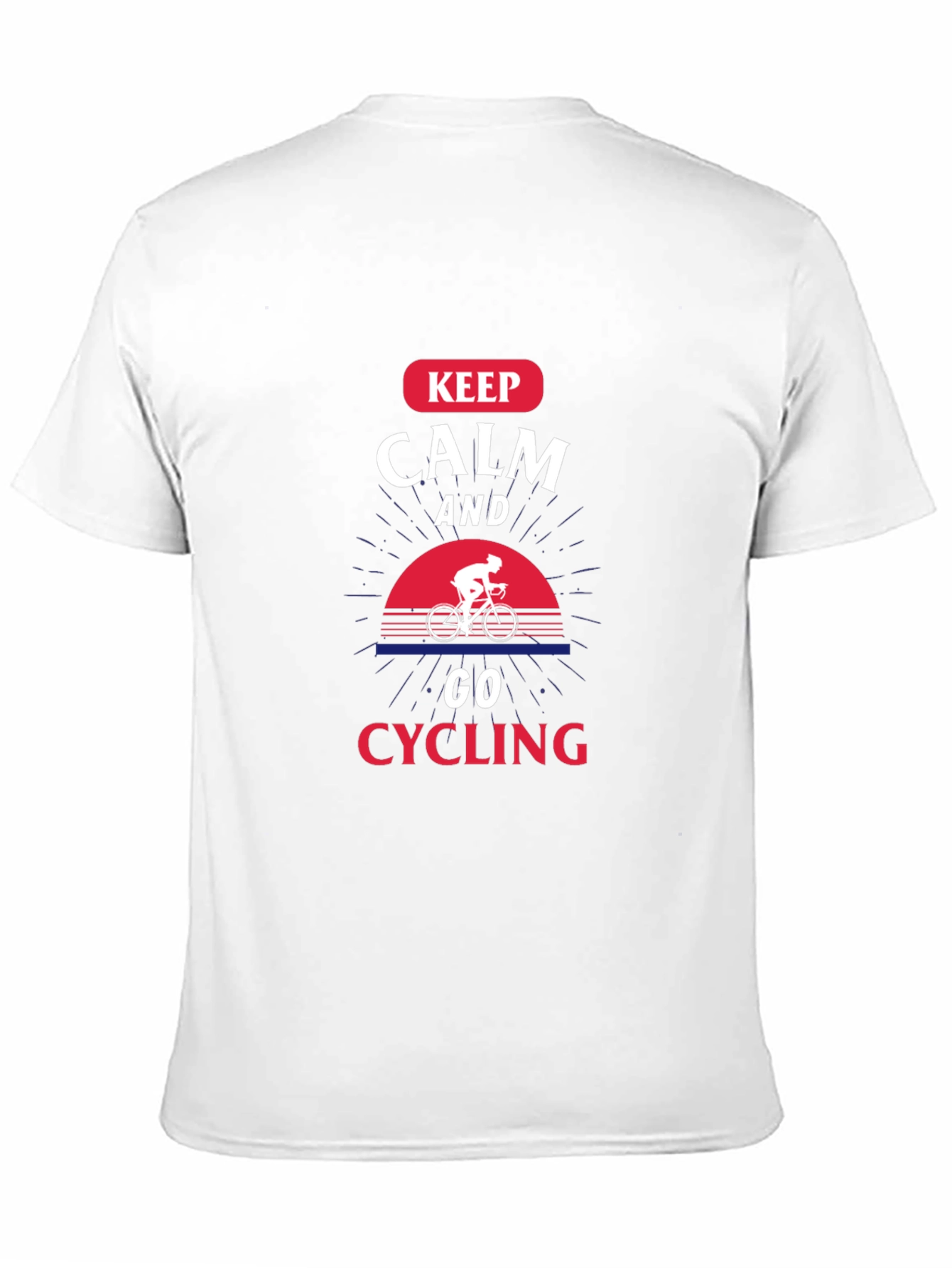 Keep Calm and Go Cycling Black T-Shirt
